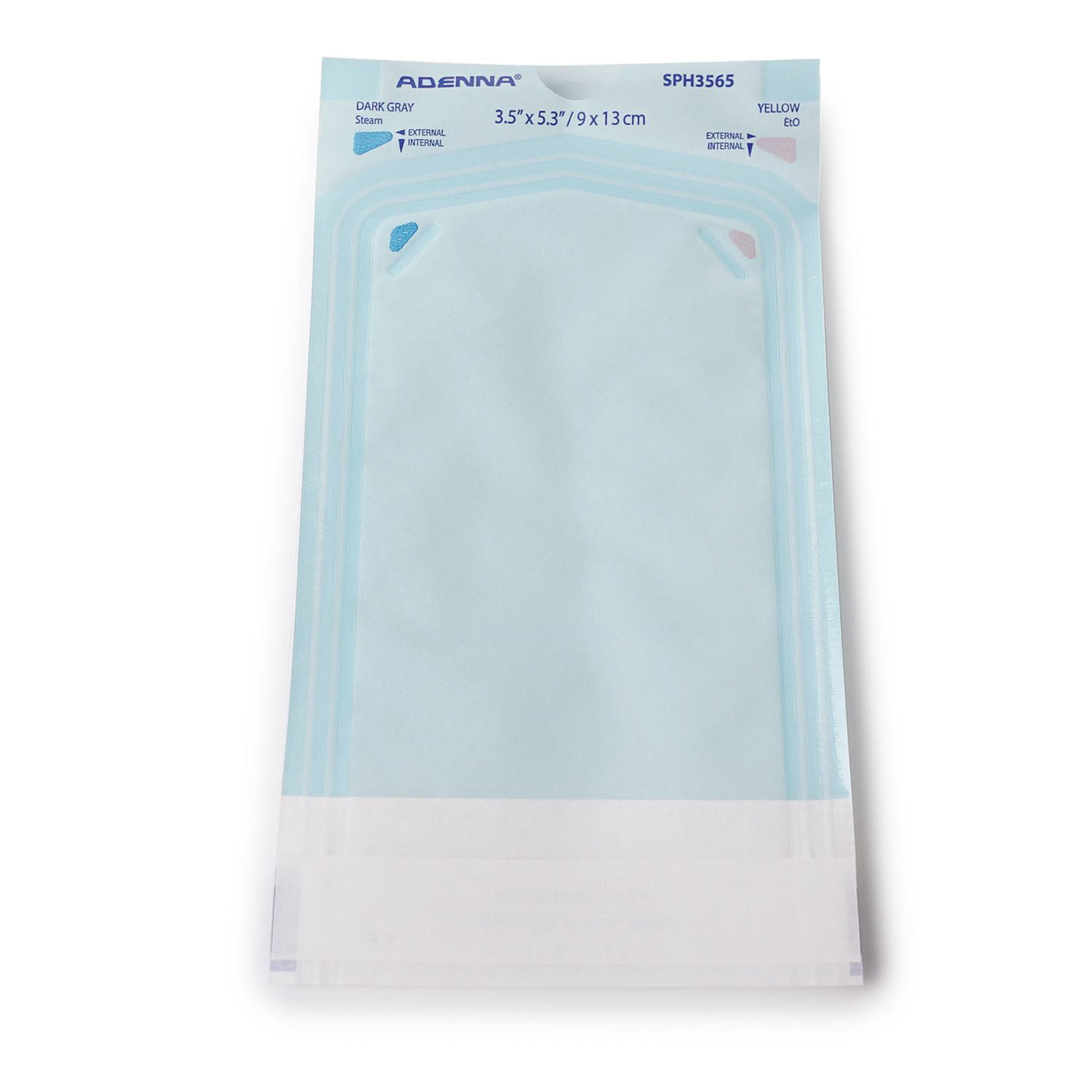 Adenna 3 1/2x5 1/4" Sterilization Pouches image 0