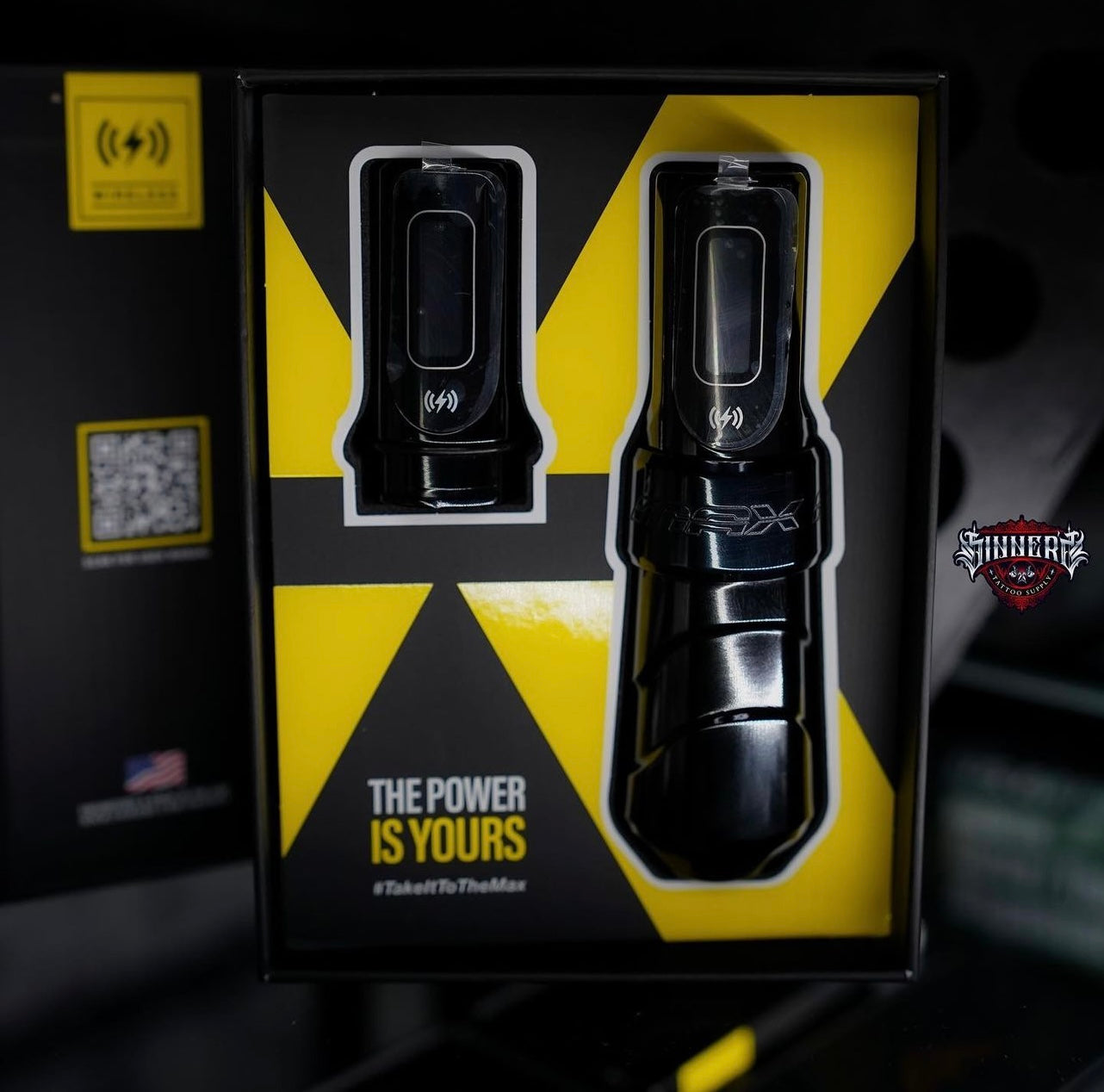 Flux Max Black w/ 2 PowerBolts II 4.5mm Stroke image 0